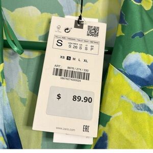 ZARA FLORAL JUMPSUIT